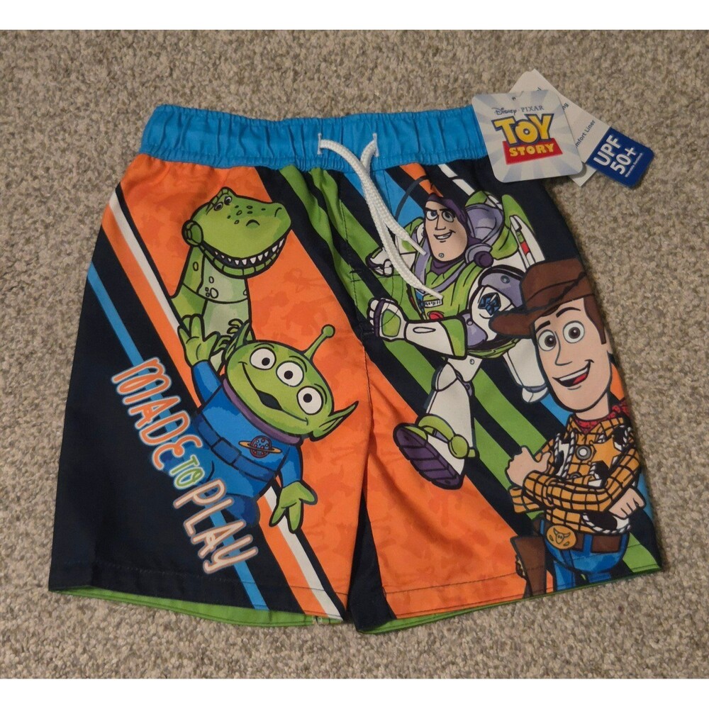 Disney Toy Story Boys Swimsuit Trunks 4T